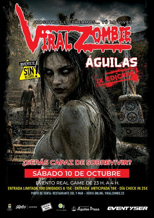 ENTRADAS VIRAL ZOMBIE 10 OCTUBRE 2026 ÁGUILAS (MURCIA)
